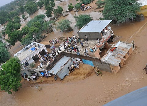 Villages Submerged by Flood Water in Ahmedabad