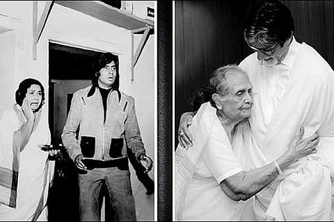 Amitabh Bachchan Pays Surprise Visit to His 86-year-old Onscreen Mother