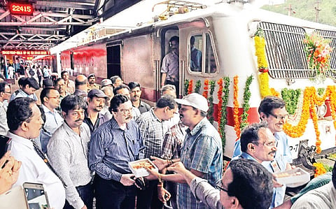 New AP Express Chugs Out of Vizag on Maiden Run