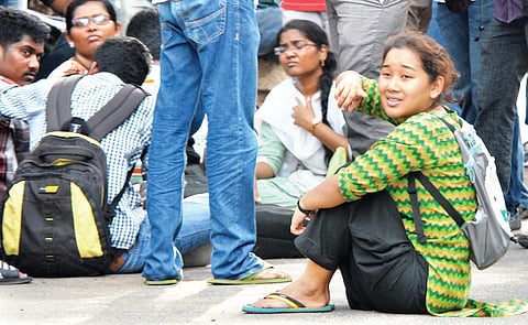 Political Science Classes out After Students' Protest