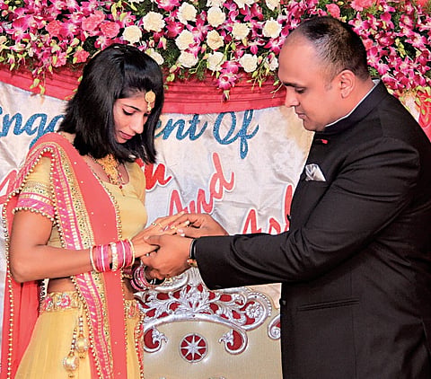 Sprinter Ashwini Akkunji Gets Engaged 