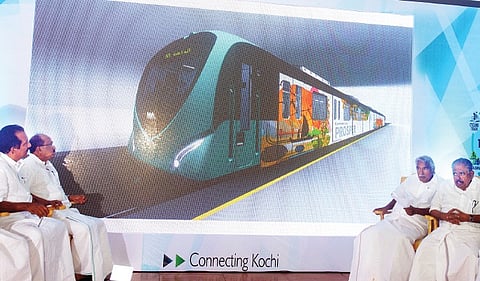 KMRL Eye-catching Logo Unveiled by Chandy