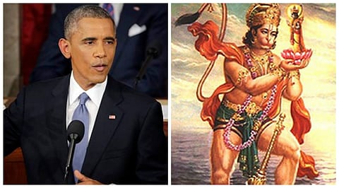 Lord Hanuman Part of Obama's Lucky Charm