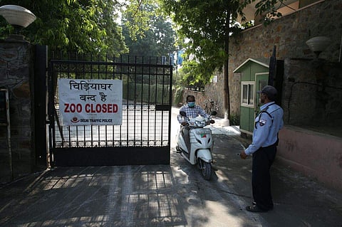 National Zoological Park in New Delhi was indefinitely shut down as a precautionary measure after officials confirmed death of at least eight birds due to avian flu. (Shekhar Yadav | EPS)