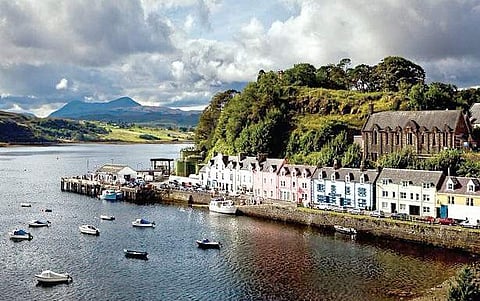 Glenelg at the tip of the Scottish Highlands