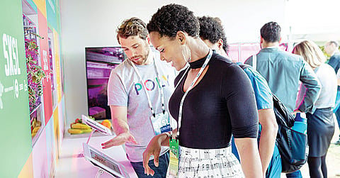 Visitors amazed at how the product works