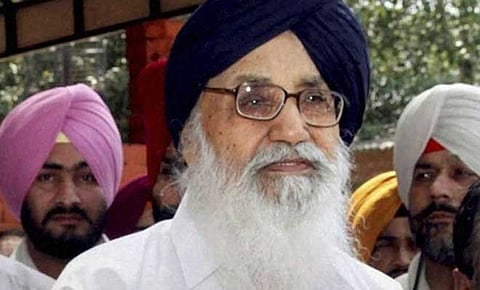 Punjab Chief Minister Parkash Singh Badal