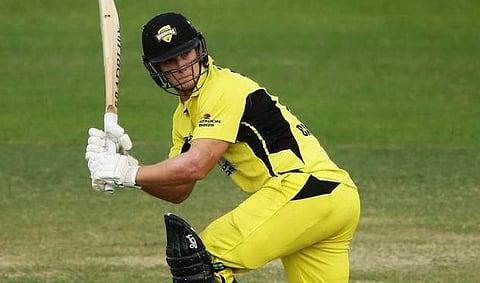 Zimbabwe-born Hilton Cartwright was named in the 14-man Australian  squad for the Chappell-Hadlee Trophy series against New Zealand. (Photo: Screen grab from .cricket.com.au)