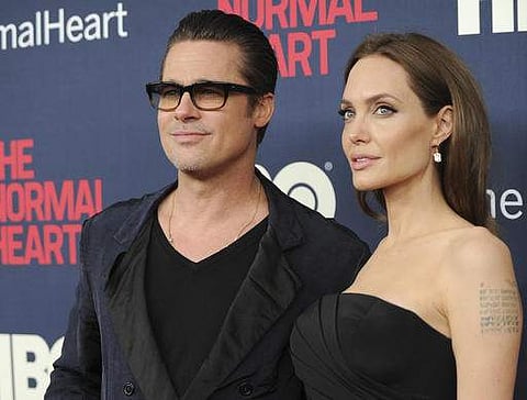 A 2014 file image of Brad Pitt and Angelina Jolie  at the premiere of 'The Normal Heart' in New York. (Photo | AP)