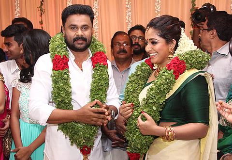 Actors Dileep and Kavya Madhvan put to an end a decade of gossip by finally tying the knot. The superhit pair are now a super couple. (Albin Mathew | EPS)