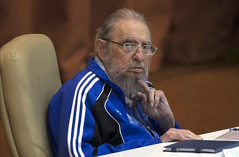 In this April 19, 2016 file photo, Fidel Castro attends the last day of the 7th Cuban Communist Party Congress in Havana, Cuba. | AP