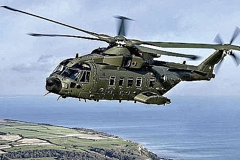 A file image of the the AugustaWestland helicopter.