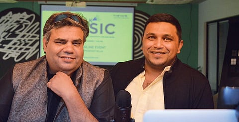 Dr Prakash Sontakke with Prashant Pillai