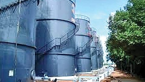 Trincomalee oil storage tanks