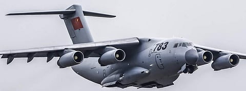 Xian Y20 transport aircraft
