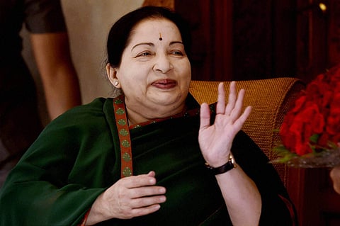 Tamil Nadu Chief Minister J Jayalalithaa (File|PTI)