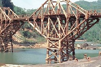 Vestiges of Bridge on The River Kwai In Danger of Being Wiped Out