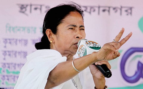 West Bengal Chief Minister Mamata Banerjee during an election rally at Safanagar in South Dinajpur district of West Bengal. |PTI
