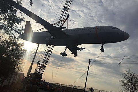 Unused Air India Aircraft Collapses During Road Transport in Hyderabad
