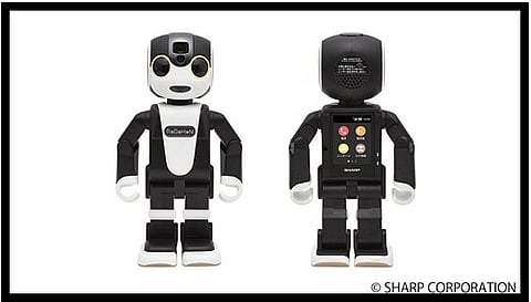 Japanese electronic device manufacturer Sharp Corporation has unveiled a unique robot-cum-smartphone "Robohon" that talks to you through simple verbal commands. (Photo: Sharp Corporation)