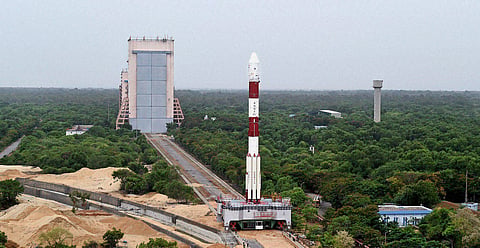 Representative Image
The PSLV-C34 two days before its launch from the Satish Dhawan Space Centre in Sriharikota, Andhra Pradesh on Monday. 