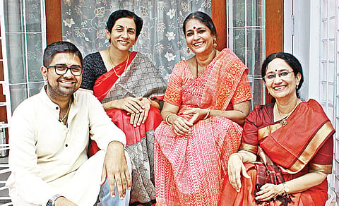 Knit with history and dance, a temple tale 