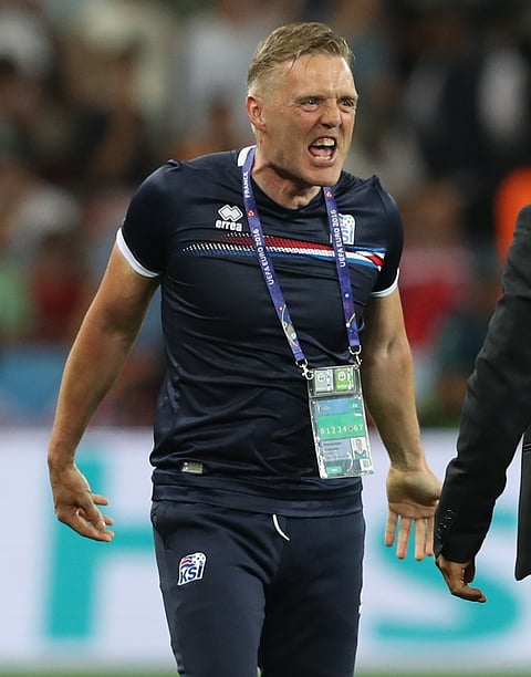 Iceland co-coach Heimir Hallgrimsson |AP
