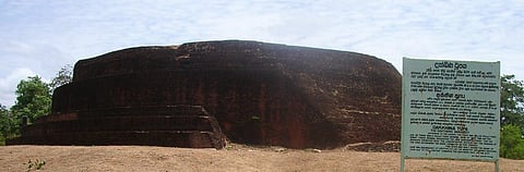In 1896, archeologist H C. P. Bell, known to be a cautious explorer, had said that the structure, popularly known as Elala’s Tomb, was "perhaps the Thupa built by Kanittha Tissa (A. D. 165-193).” | Express Photo Service