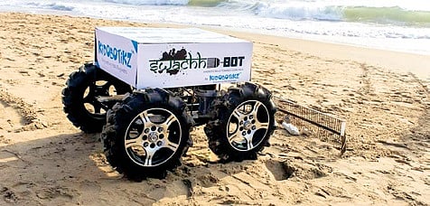 40 School kids design Swachh Bot to clean beaches