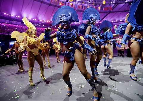 Dancers perform during the opening ceremony for the 2016 Summer Olympics in Rio de Janeiro, Brazil, Friday, Aug. 5, 2016. | AP Photo