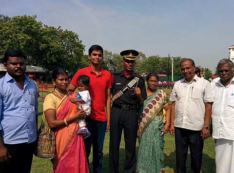 Easwaran's passion to join the Indian Army is something that goes beyond his memory. | ( Roshni Karthikeyan | EPS)
