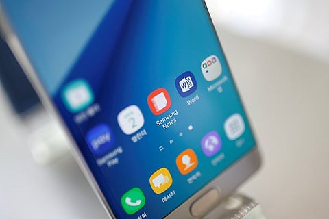 A Samsung Electronics' Galaxy Note 7 new smartphone is displayed at its store in Seoul, South Korea | Reuters