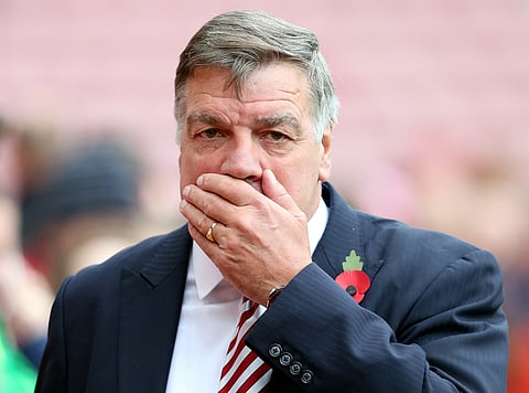 In this Sunday, Oct. 25, 2015 file photo Sunderland's manager Sam Allardyce awaits the start of the English Premier League soccer match between Sunderland and Newcastle United at the Stadium of Light, Sunderland, England. | AP