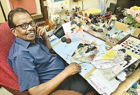 Fine brush strokes continue for 56 years for Jeyaraj Fernando