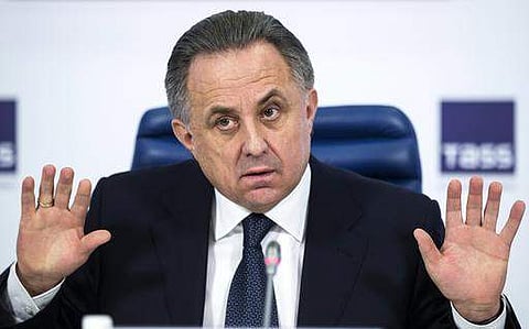 Russian Sports Minister Vitaly Mutko. AP