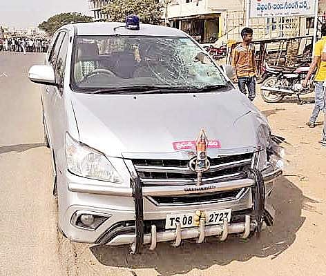 The vehicle that was involved in the accident in Nirmal | Express