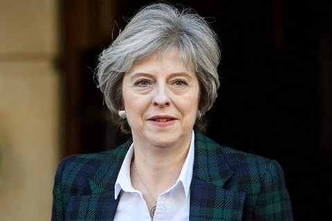 British Prime Minister Theresa May leaves Lancaster House in London on January 17, 2017, where she made a speech on the government's plans for Brexit. (Photo | AFP)