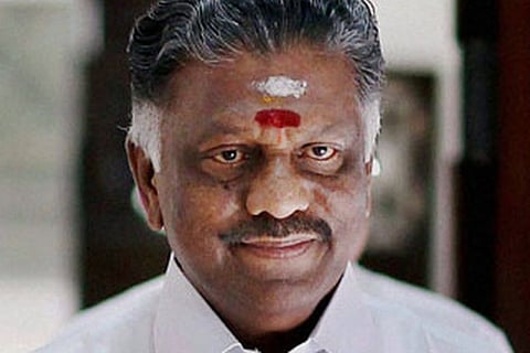 Tamil Nadu Chief Minister O Panneerselvam. | PTI