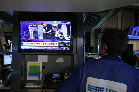Equities struggled following hefty losses in Wall Street.