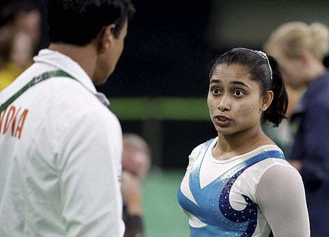 Dipa Karmakar from Tripura was the first Indian gymnast to represent India at the 2016 Rio Olympics in 52 years. She is being awarded with Padma Shri.