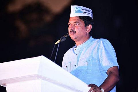 AAP's Goa chief ministerial candidate Elvis Gomes (Photo | Twitter)