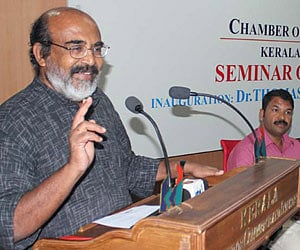 Express file photo of Finance Minister Thomas Isaac