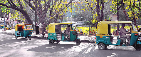 The autorickshaws near Cubbon Park  Vinod Kumar T