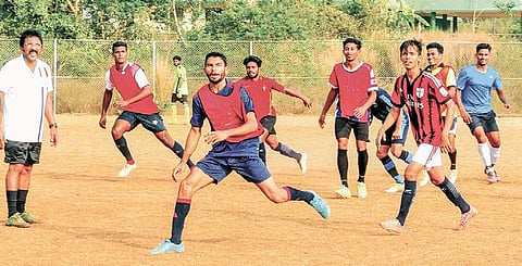 Lakshadweep players training under head coach Deepak in Kozhikode | A SANESH