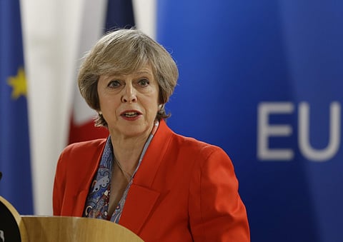 British Prime Minister Theresa May. (File photo | AP)
