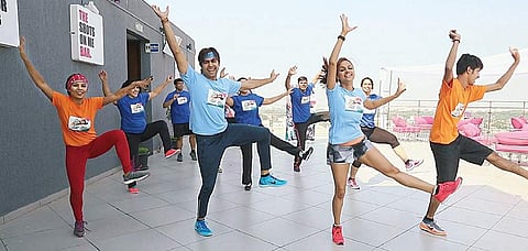 Keep fit. do bhangra, boxercise  