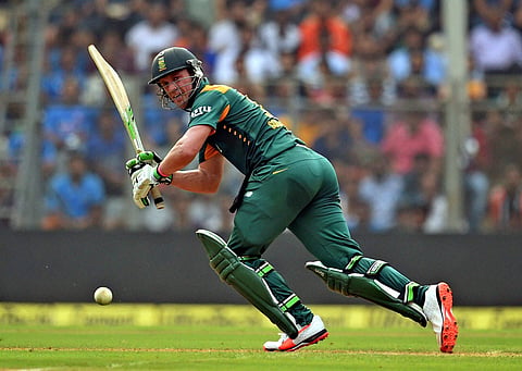 AB de Villiers holds the record for the fastest hundred in a one-day international -- off just 31 balls. | PTI