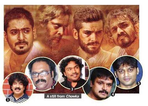 Musicians Gurukiran, V Harikrishna, Arjun Janya, V Sridhar and Anoop Seelin