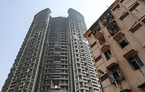 (File Photo for representation only | Reuters) An under construction high-rise residential tower