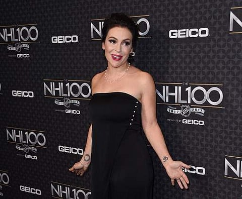 This file photo taken on January 27, 2017 shows actress Alyssa Milano attending the red carpet event for the NHL 100 gala presented by Geico at the Microsoft theatre in Los Angeles, California. | AFP